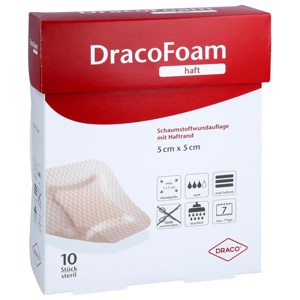 DRACOFOAM Haft Schaumstoff Wundaufl.5x5 cm Produktbild