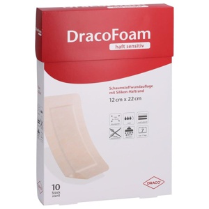 DRACOFOAM Haft sensitiv Schaumst.Wund.12x22 cm Produktbild