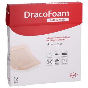 DRACOFOAM Haft sensitiv Schaumst.Wund.17x17 cm Produktbild