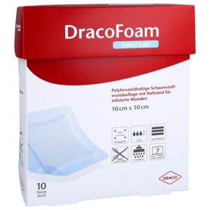 DRACOFOAM Infekt haft Schaumst.Wundauf.10x10 cm Produktbild