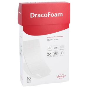DRACOFOAM Schaumstoff Wundauflage 10x20 cm Produktbild