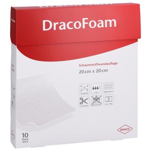 DRACOFOAM Schaumstoff Wundauflage 20x20 cm Produktbild