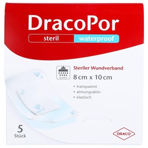 DRACOPOR waterproof Wundverband 8x10 cm steril Produktbild