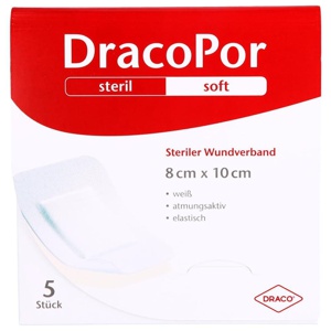 DRACOPOR Wundverband 8x10 cm steril Produktbild