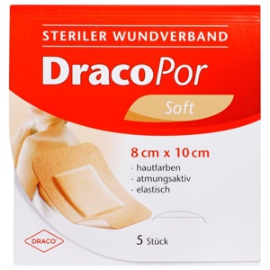 DRACOPOR Wundverband 8x10 cm steril hautfarben Produktbild