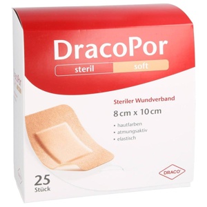DRACOPOR Wundverband 8x10 cm steril hautfarben Produktbild