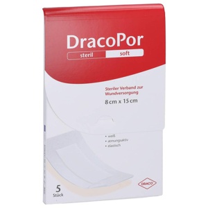 DRACOPOR Wundverband 8x15 cm steril Produktbild