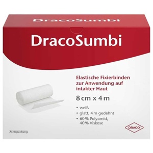 DRACOSUMBI Fixierbinde 8 cmx4 m weiß Produktbild