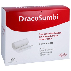 DRACOSUMBI Fixierbinde 8 cmx4 m weiß Produktbild