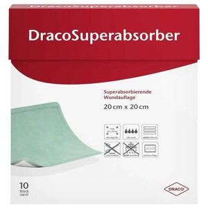 DRACOSUPERABSORBER 20x20 cm Wundauflage Produktbild