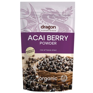 Dragon Superfoods Acai bær pulver Ø 75 g produktbillede