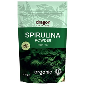 Dragon Superfoods Spirulina pulver Ø 200 g produktbillede