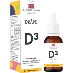 Dråpe D3 droppar 30 ml produkt bild