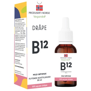 Dråpe B12-vitamindråper, 30 ml produktbilde