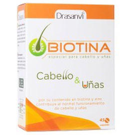 Drasanvi Biotin Hair And Nails 45 Tablets Produktbild