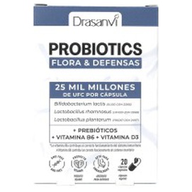 Drasanvi Probiotics Flora And Defenses Capsules 20 Un Produktbild