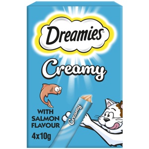 Dreamies Creamy Snacks with Salmon product image