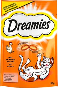 Dreamies Kattgodis Kyckling 60 g produkt bild