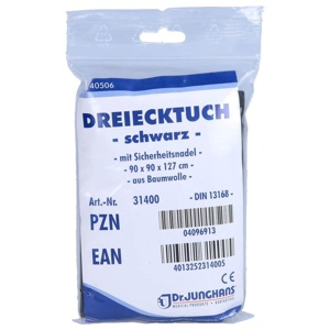 DREIECKTUCH schwarz 90x90x127 31400 Produktbild