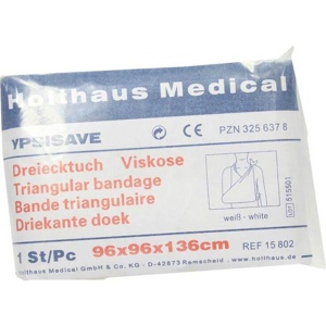 DREIECKTUCH YPSISAVE 96x96x136 cm weiß Produktbild