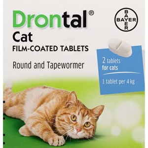 Drontal Cat Tape & Roundworm Tablets Pack of 2 product image