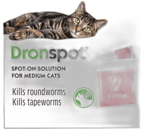 Drontal Dronspot Spot-On Solution for Medium Cats Pack of 2 product image