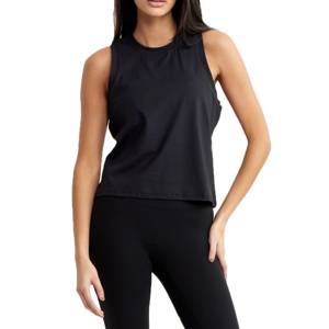 Drop of Mindfulness Relaxed Tank Top M Black produktbillede