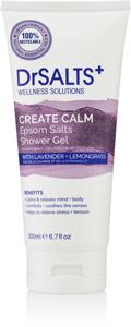 DrSALTS+ Create Calm Epsom Salts Shower Gel 200ml produkt bild