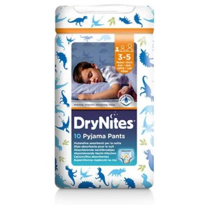 DryNites bleie gutt 3-5 år 10 stk produktbilde