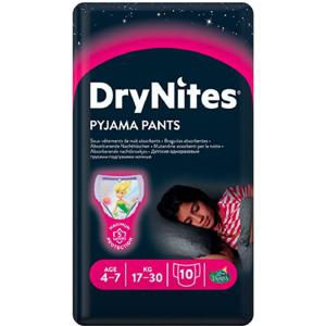 DryNites Girl 4-7 år 10 st produkt bild