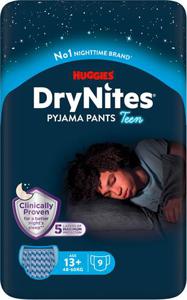 DryNites Nattbyxa Pojke Tonåring 13+ år, 9 st produkt bild
