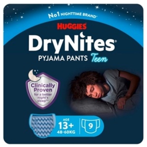 DryNites Pyjama Pants Teen Boy 13+ År produktbillede