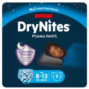 DryNites Pyjama pants dreng 8-13 år 9 stk. produktbillede