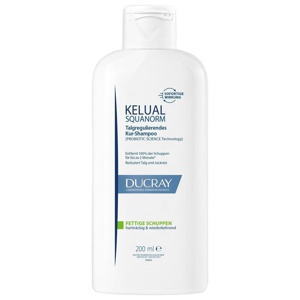 Ducray Kelual Squanorm Anti-Schuppen Shampoo fettig, 200 ml Shampoo Produktbild