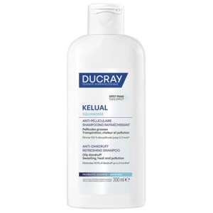Ducray Kelual Squanorm Refreshing Shampoo 200 ml produktbillede