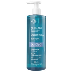 Ducray Keracnyl Foaming Gel 400 ml produktbilde