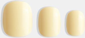 Duffbeauty Instant Pro Press-On Manicure Butter Yellow Short Squoval produkt bild