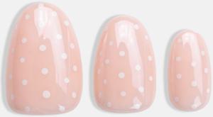 Duffbeauty Instant Pro Press-On Manicure Glazed Polka Short Almond produkt bild