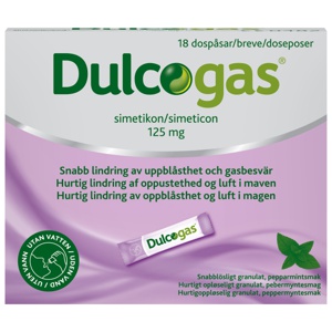 Dulcogas Granulat 18 doseposer produktbilde