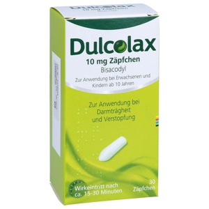 DULCOLAX 10 mg Zäpfchen Produktbild