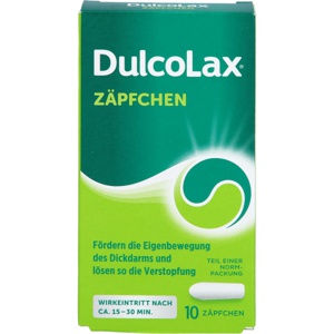 DULCOLAX 10 mg Zäpfchen Produktbild