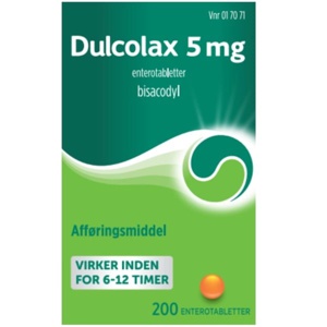 Dulcolax Enterotabletter 5 Mg produktbillede