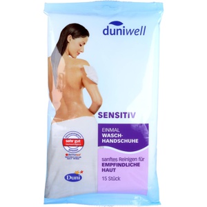 DUNIWELL-Einmal-Waschhandschuhe-sensitiv Produktbild