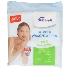 Duniwell Einmal Waschlappen Tissue 6lagig Produktbild