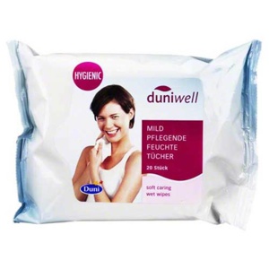 Duniwell feuchte Waschlappen, 20 St n.v. Produktbild