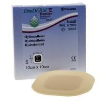 DuoDERM E Border platta 10x10cm 5 st produkt bild