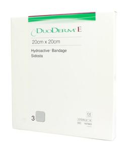 DuoDERM E 20x20cm 3 st produkt bild