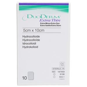 Duoderm Ekstra Tynn Bandasje 5x10cm 10stk produktbilde