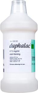 Duphalac, oral lösning 670 mg/ml 1000 ml produkt bild
