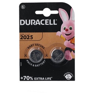 Duracell 2025 Lithium Coin 2 stk produktbillede